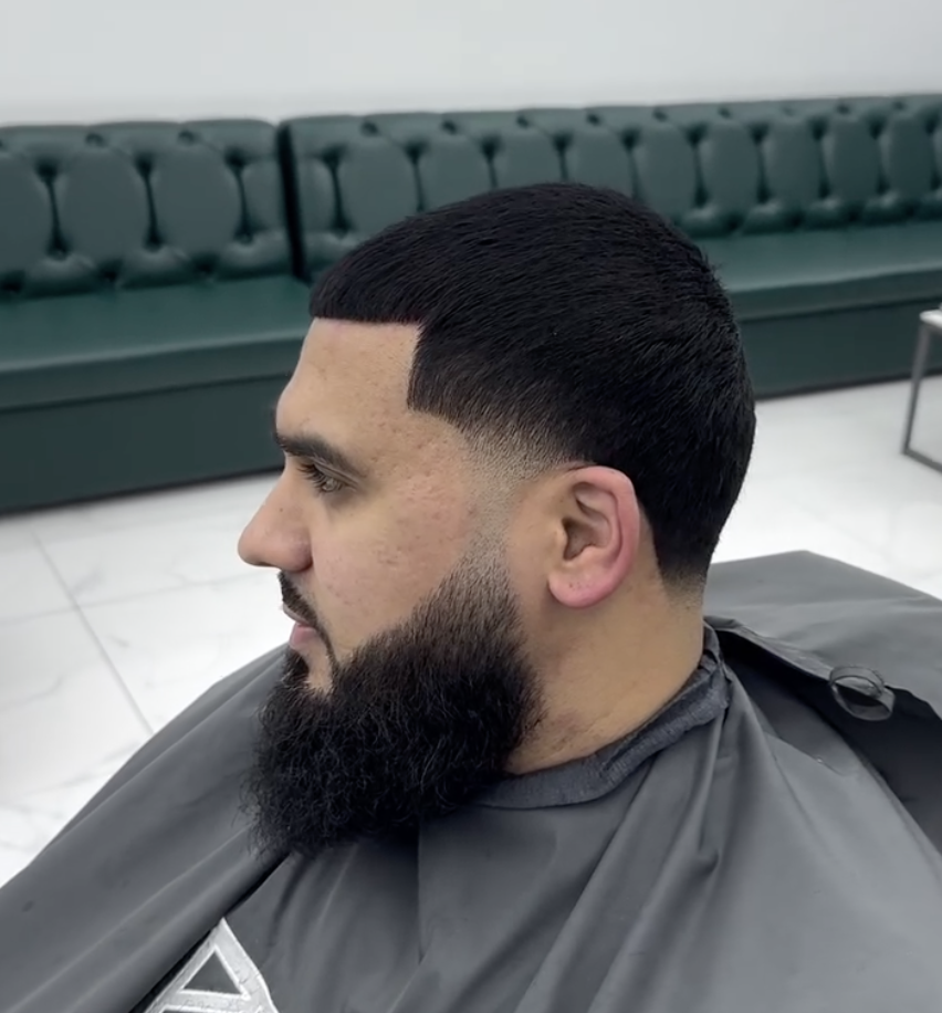 High Skin Fade Blend Side Orientation