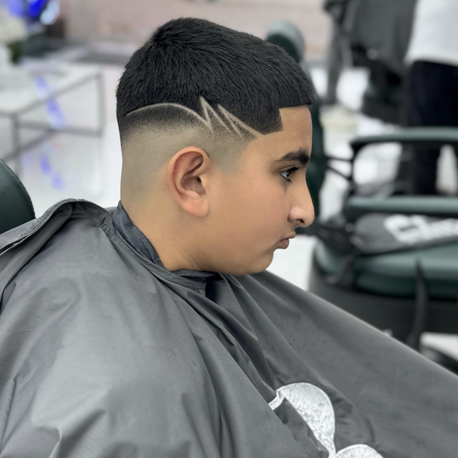 Clean Skin Fade Side Geometry